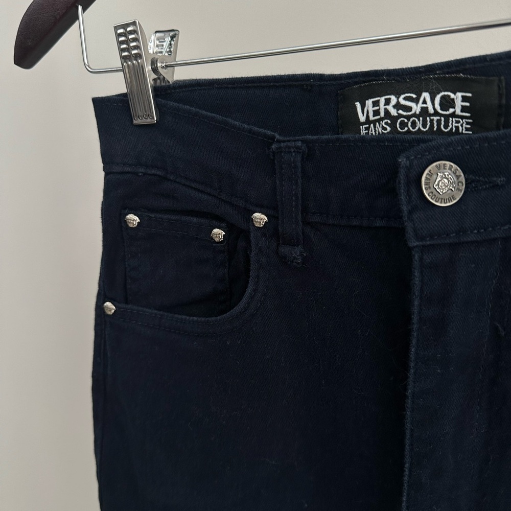Versace Jeans Dark Navy Stretch Skinny Jeans - Picture 2 of 12
